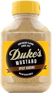 DUKE'S Spicy Ground Mustard, 9.5 Ounce (Pack of 1)