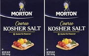 Morton Coarse Kosher Salt (3 Pounds) (8 Pack)