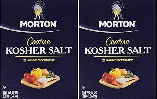 Morton Coarse Kosher Salt (3 Pounds) (8 Pack)