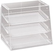 Cal-Mil 1011 3 Tray U-Build Econo Case, 19.5" Width x 17" Depth x 16.5" Height, Clear