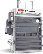 HSM HSM6143 V-Press Plus Vertical Baler Compresses Plastic Foil & Cardboard