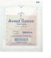 Medline Gauze Nonwoven Sponges, Sterile, 3 x 3 Inches, Box of 40