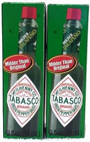 Mcilhenny Co Tabasco Milder Jalapeno Pepper Sauce 2 Oz Bottle (Pack of 2)