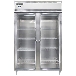 Designer Line Two Section Reach In Glass Door Freezer by Continental Refrigerator – Model DL2F-GD