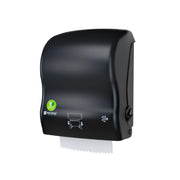 Ecologic Simplicity Recycled Plastic Manual Paper Towel Dispenser by San Jamar – ecoLogic, Acrylonitrile Butadiene Styrene, Black, Model T740