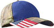 OccuNomix Baseball Cap with Camouflage & US Flag Accents - SH300-018
