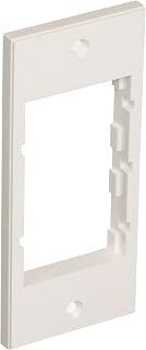 Hubbell HBLPA308SWA Faceplate, Screw Mount, Panduit, White
