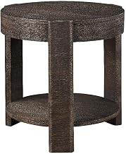 Steve Silver Salina Espresso Round End Table in Brown