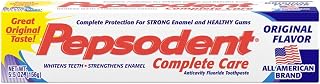 Pepsodent Complete Care Toothpaste Original Flavor 5.5 oz (Pack of 12)