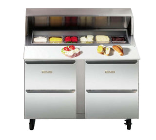 Dealer's Choice Compact Prep Table 32" Wide with (12) Pan Top Capacity & (2) Drawers by Traulsen – Model UPT3212-D