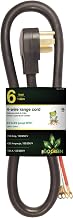 GoGreen Power (GG-27206) 6' 4-Wire Range Cord, 50 Amp, 6 Ft.