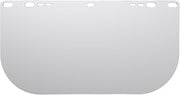 Jackson Safety Face Shield Window for Headgear, 8” x 15.5” x 0.04”, Polycarbonate, Unbound, Clear Tint (Case of 36), 30706