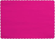 Creative Converting 50 Count Touch of Color Paper Placemats, Hot Magenta
