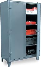 Strong Hold Ultra-Capacity Lifetime Cabinet - 48X24x78 - Steel - Dark Gray - Dark Gray