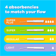 Tampons Regular 10 Each (Pack of 3) by Tampax – Cardboard
