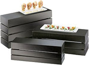 Cal-Mil 1943-7-96 Crate Riser, Rectangle, 7" Height, 20" Width, 7" Length, Midnight Bamboo