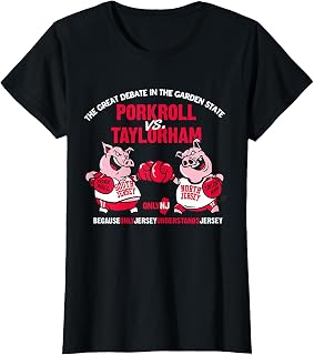 Pork Roll Taylor Ham Design It's New Jersey T-Shirt