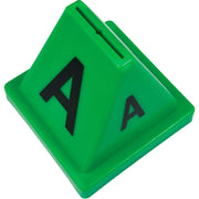 Lettered Pallet Control Cones by Global Industrial – Polypropylene, Green, Model 412593
