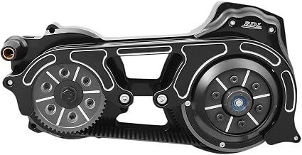 Ltd EVO-16BH-2B 2in. Open Belt Drive Kit with 1-Piece Motor Plate - Black