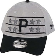 New Era Pittsburgh Pirates Gray-Black Batting Practice 9Twenty Adjustable Hat