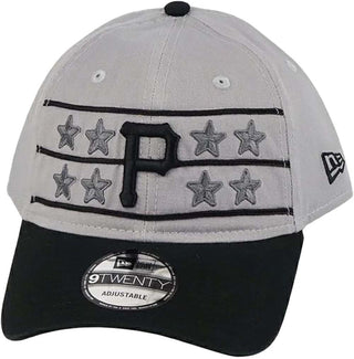 Pittsburgh Pirates Gray-Black Batting Practice 9Twenty Adjustable Hat by New Era – Cotton, Grey, Model 920 Cw Pitpir Graotc
