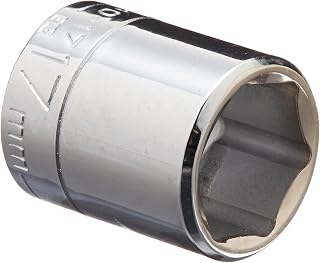 Wright Tool 30-17MM 3/8" Drive 6 Point Standard Metric Socket, 17mm