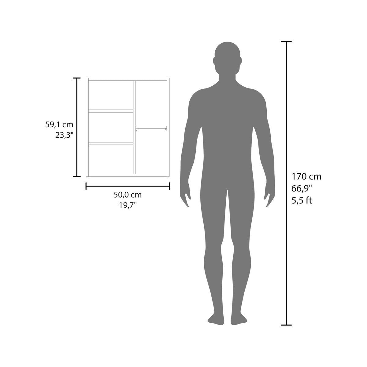 20" Athol Medicine Cabinet by DEPOT E-SHOP – Engineered Wood, White, Model DE-GLB11584