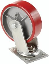 6" Polyurethane Wheel, Heavy Duty Swivel Plate Caster, 800 lb. Capacity