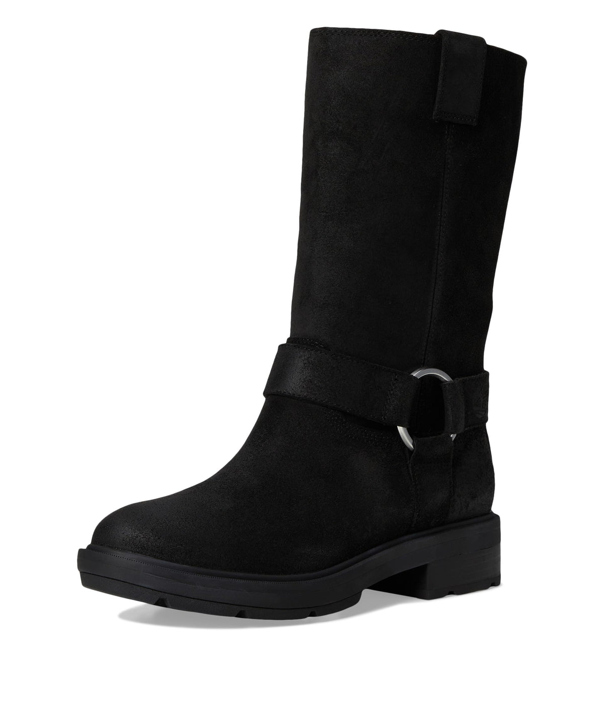 Women's Brimfield Tall Pull On Boot by Timberland – 7, Black Suede, Model TB0A28QR
