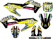 21-25 SR/FWE CX 50 SERAPE Black Complete Kit With Rider I.D. Compatible with Cobra | Senge Graphics Inc