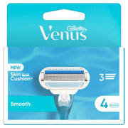 Venus Smooth Razor Blade Refills by Gillette – Pack of 4, Model 75074661