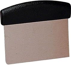 American Metalcraft DSP6705 6" Stainless Steel Plastic Handle Dough Scraper