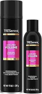 TRESemmé Amplified Volume Finishing Hairspray & Root Boost Spray – 24H Lift, Volumizing Hair Products