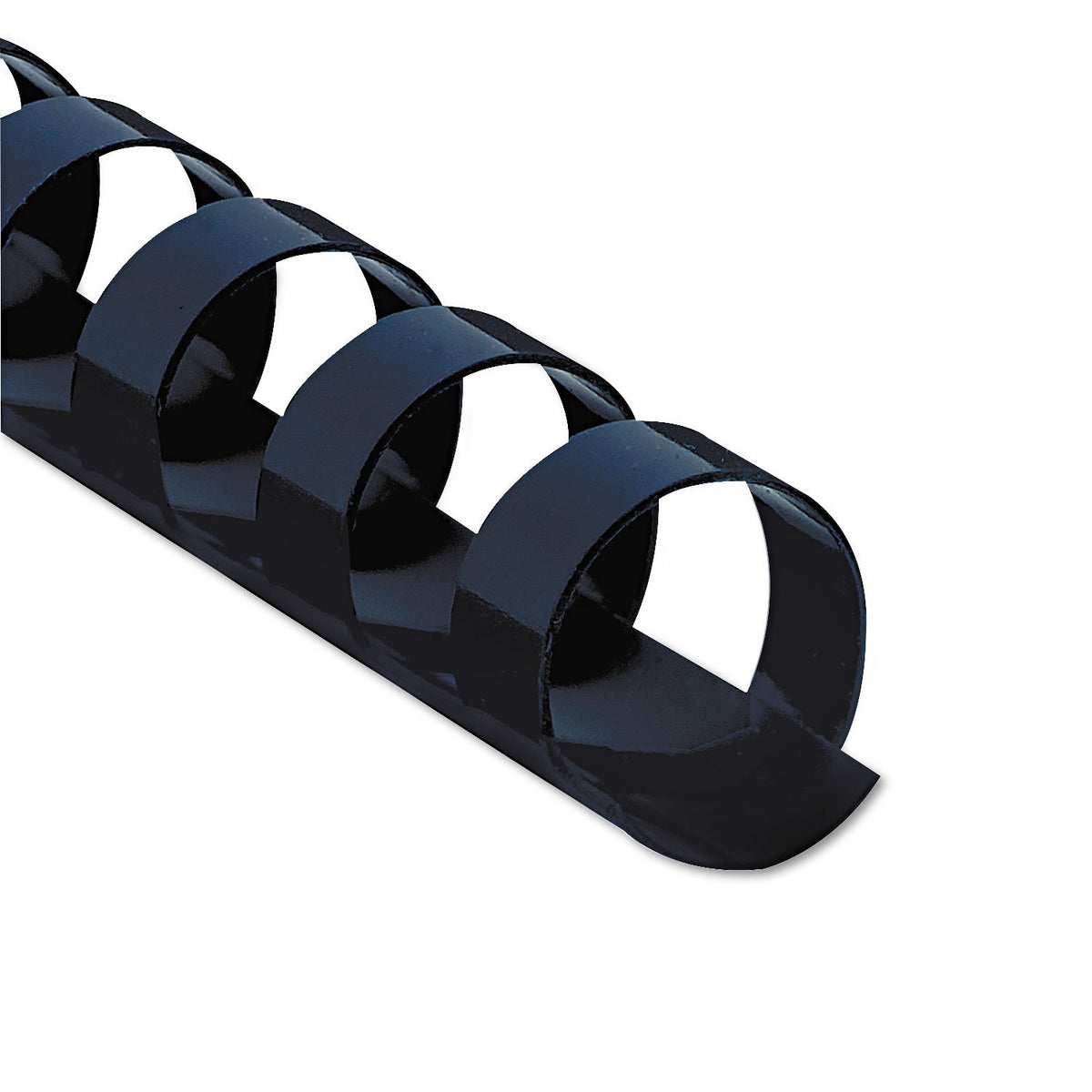 Plastic Combs - Round Back by Fellowes – 3/8", 55 Sheet Capacity, 55.0 pages, Plastic, Navy, Model 52505