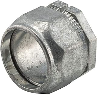 Hubbell-Raco 2702 Hubbell-Raco Connector, (2) Pc., 1/2-Inch Trade Size, Emt, Zinc, (Pack of 100)