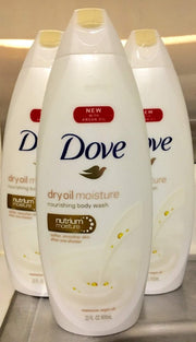 Dove Amber / 22 Fl Oz (Pack of 3) / 3 Body Washes