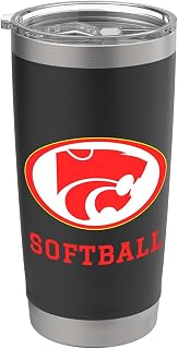 Carlisle High School Wildcats Softball Stainless Steel Insulated Tumbler