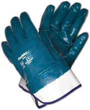 MCR Safety 9761 Predator Fully Coated Nitrile, One Size Fits All, Blue/White (Pack of 12)