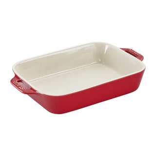 Ceramic 7.5" x 6" Rectangular Baking Dish - Cherry by STAUB – 7.5x6-inch, Ceramic, Cherry, Model 40508-585