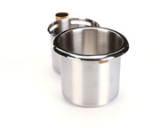 Dipperwell Bowl and Drain Assembly by T&S Brass – not_applicable, 26.5 liters_per_minute, Stainless Steel, White, Model 006678-45