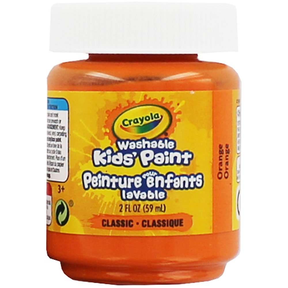 Crayola Orange / 1 / 2 Fl Oz (Pack of 1) Tempera & Poster Paint