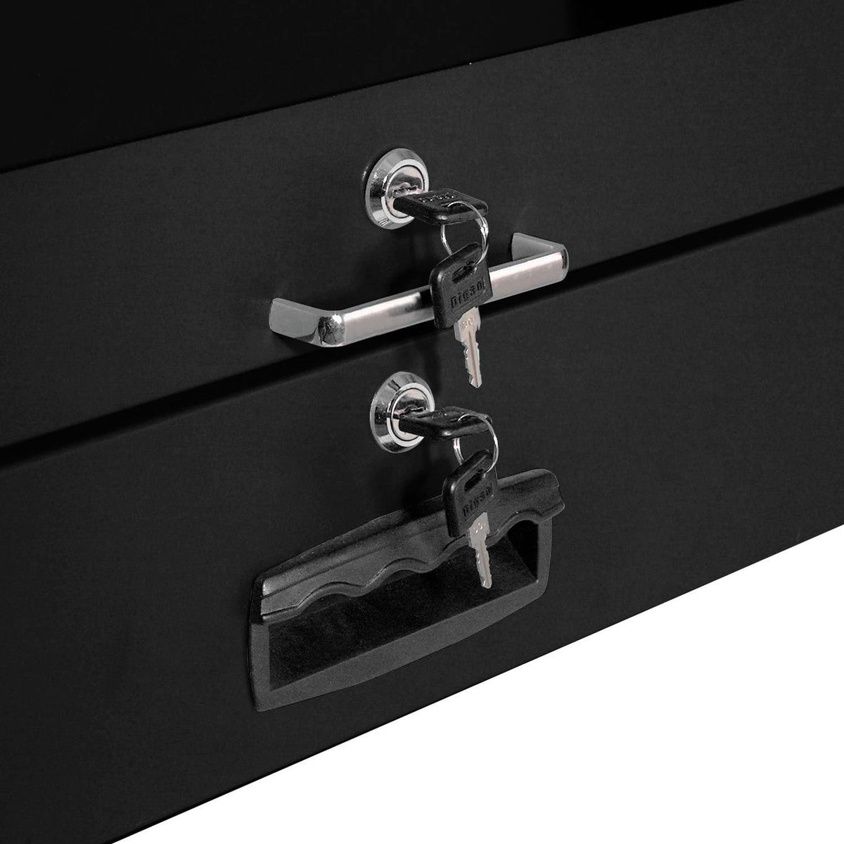 Counter Top CRT Security Computer Cabinet by Global Industrial – Steel, Black, Model 607294BK