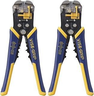 IRWIN VISE-GRIP Wire Stripper,2 inch Jaw,Cuts 10-24 AWG,ProTouch Grip for Maximum Comfort (2078300),(Pack of 2)