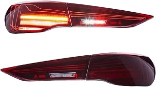 Taillight Assembly LED Dynamic Tail Light Compatible For BMW 4 Series G22 G23 G26 G82 M4 CSL 2020-2023 Brake Light，backup Light(European version red)