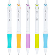 Acroball PureWhite Advanced Ink Ball Point Pens by PILOT – 5 Count (Pack of 1), Plastic, Assorted Accents, Model 31861