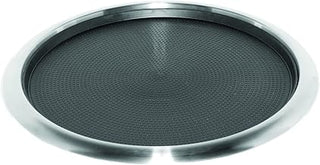 Service Ideas Tray with Removable Insert, 14" Round, Stainless Steel | TR1614RI in Brushed