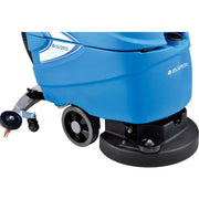 Automatic Floor Scrubber with 17" Cleaning Path by Global Industrial – 19"W x 43"H, 9.2 gallons, Plastic, Blue, Model 641411