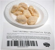 Trivers Half Naked White Cheese Curds, 8 Ounce -- 20 per case.