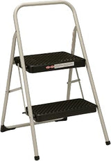 Cosco 11135CLG1E 2-Step Household Folding Step Stool, Gray