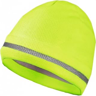 OccuNomix Hi-Vis Hi-Viz Knit Cap with Polyester Lining One Size Fits Most